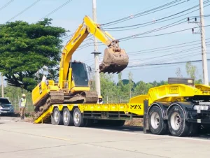 รถหางไฮดรอลิคขนย้ายแม็คโคร
